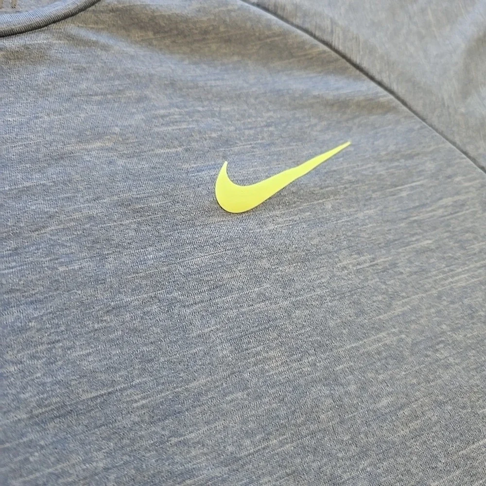Nike Swim‎ Shirt Mens Medium Blue Dri Fit Swimming Lightweight UPF 40+ Beachy